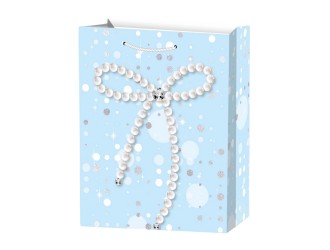  Punga pentru cadou pastel cu fundita 30x12x41,5 cm 4 culori, ZJA361873