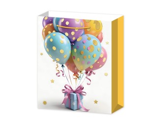 Punga pentru cadou Baloane 30x12x41,5 cm 4 tipuri, ZJA361885