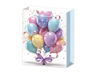 Punga pentru cadou Baloane 30x12x41,5 cm 4 tipuri, ZJA361885