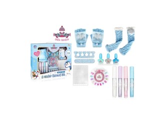 Set cu produse de machiaj, ciorapi si manusi albastre, ZJA359837