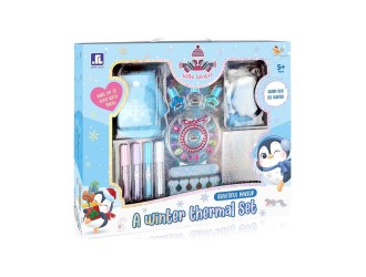 Set cu produse de machiaj, ciorapi si manusi albastre, ZJA359837