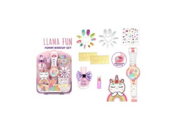 Set cu ruj, unghii false, lac, stickere, ceas cu farduri , ZJA359856