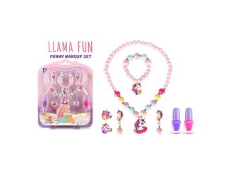 Set cu colier, bratatra, inele, cercei si 2 lacuri de unghii, ZJA359859