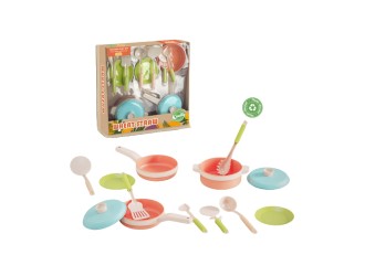 Set de joaca Vase de bucatarie si ustensile 14 el., ZJA341310