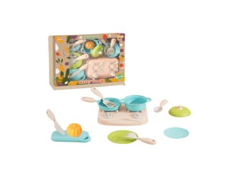 Set de joaca Vesela cu aragaz si accesorii, ZJA352404