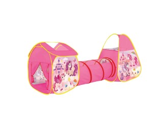 Cort Casuta dublu cu tunel Lumea Unicornilor, ZJA361336