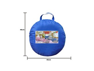 Set cort si tunel cu 3 elemente albastru cu stelute, ZJA326790