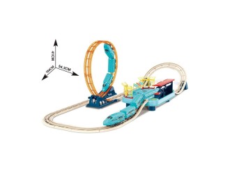 Set de joaca Cale ferata, Tren cu sunete, statie si o bucla, ZJA330051