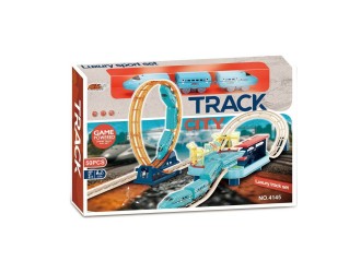 Set de joaca Cale ferata, Tren cu sunete, statie si o bucla, ZJA330051