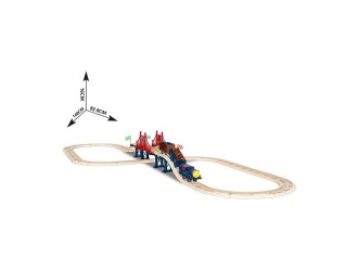  Set de joaca Cale ferata, Tren cu sunete si pod, ZJA330058