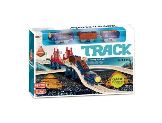  Set de joaca Cale ferata, Tren cu sunete si pod, ZJA330058