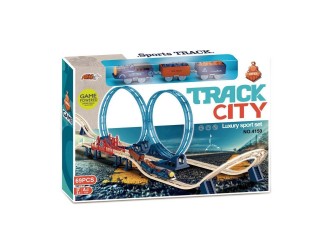 Set de joaca Cale ferata, Tren cu sunete, pod si doua bucle, ZJA330060