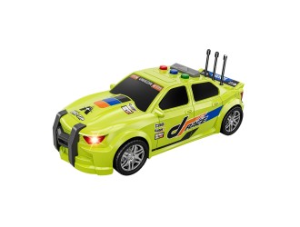 Jucarie Masina de curse, cu frictiune, portbagaj care se deschide, sunete si lumini 1:16, JSTOYS, ZJA314882
