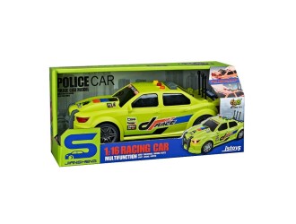 Jucarie Masina de curse, cu frictiune, portbagaj care se deschide, sunete si lumini 1:16, JSTOYS, ZJA314882