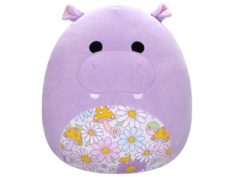 Jucarie de plus 19 cm, Hanna  hipopotam mov, Squishmallows