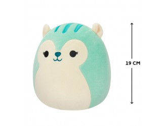 Jucarie de plus 19 cm, Erma veverita azurie, Squishmallows