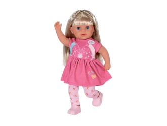Papusa Baby Born Surioara cu rochita roz 36 cm