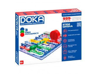 Constructor electronic DOKA cu 999+ scheme “Scoala STEM”