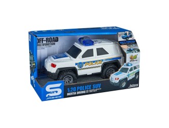 Masina politie negra jeep, cu sunete si lumini, 1:20, jstoys, ZJA364039