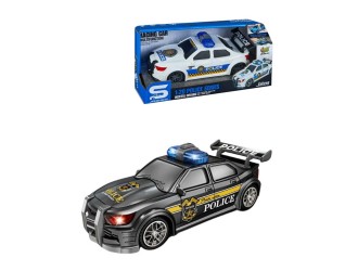 Masina de politie neagra cu sunete si lumini, 1:20, jstoys, ZJA364045