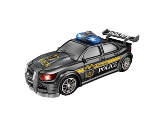 Masina de politie neagra cu sunete si lumini, 1:20, jstoys, ZJA364045