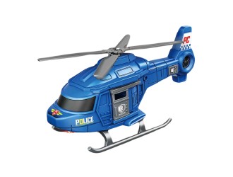 Elicopter politie albastru cu sunete si lumini, 1:20, jstoys, ZJA364048