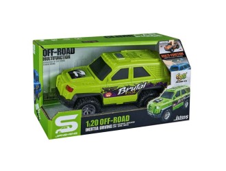 Masina verde jeep, cu sunete si lumini, 1:20, jstoys, ZJA364034