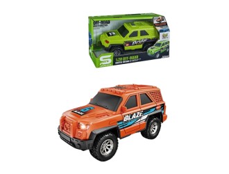 Masina portocalie jeep, cu sunete si lumini, 1:20, jstoys, ZJA364035