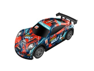 Masina Sport Car cu RC, corp luminos, acumul. 3.7V, rosu, ZJA355675