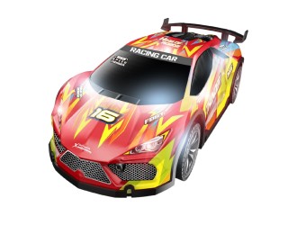 Masina Sport Car cu RC, corp luminos, acumul. 3.7V, rosu, ZJA355676
