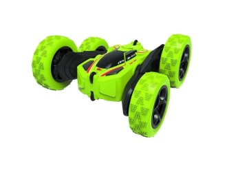 Masina Stunt Racer cu RC, lumini, efect fum, rotatie 360, acumul. 3.7V, verde, ZJA355682