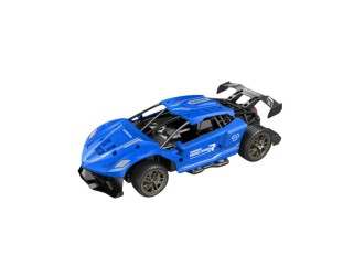 Masina Racing High Speed Car cu RC, efect fum, acumul. 3.7V, albastru, ZJA312944