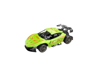 Masina Racing High Speed Car cu RC, efect fum, acumul. 3.7V, verde, ZJA312944