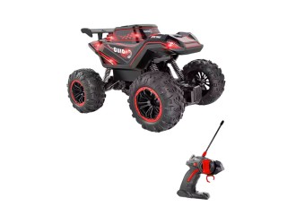 Masina Racing cu RC, roti mari, corp luminos, acumul. 3.7V, rosu, ZJA288583