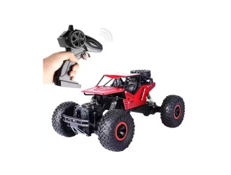 Masina Rover off Road cu RC, roti mari, lumini, acumul. 3.7V, rosu, ZJA133483