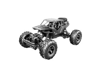 Masina Rover off Road cu RC, roti mari, lumini, acumul. 3.7V, gri, ZJA133483