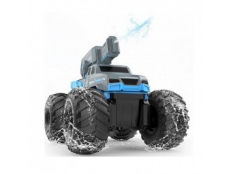 Masina Shot Racing cu RC, lansator apa, rezervor 150ml, acumul. 3.7V, albastru, ZJA356670