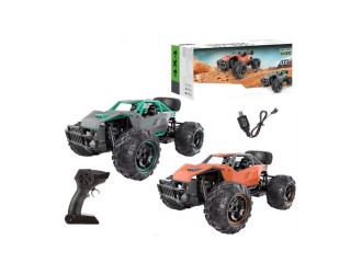 Masina metal Sprint 4x4 Off Road cu RC, viteza, acumulator, oranj, ZJA316311