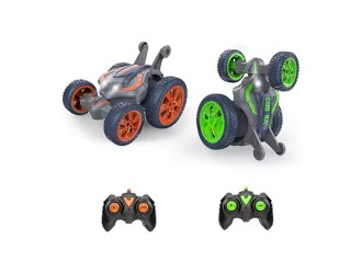 Masina Stunt cu RC, lumini, rostogolire, acumulator, oranj, ZJA362006