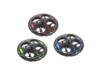 Drona UFO cu RC, senzor, diverse functii de viteza, lent, rapid, aterizare, rotatie 360, acumulator, verde, ZJA362013