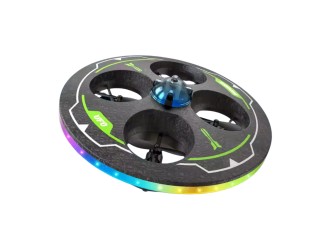 Drona UFO cu RC, senzor, diverse functii de viteza, lent, rapid, aterizare, rotatie 360, acumulator, verde, ZJA362013