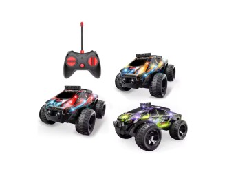 Masina Cross Country cu RC, corp luminos, functia try me, acumulator, oranj, ZJA362020