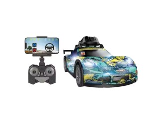Masina cu camera FPV Racing cu RC, corp luminos, APP control, acumulator, turcoaz, ZJA362022