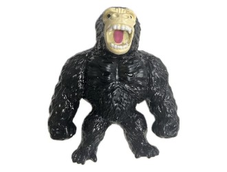 Figurina elastica Monster Cimpanzeu negru, 15 cm, ZJA363508