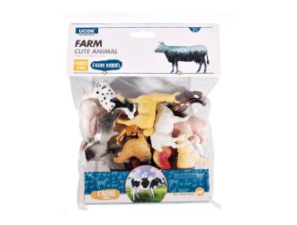 Set 12 figurine Animale Domestice 10 cm, ZJA353051