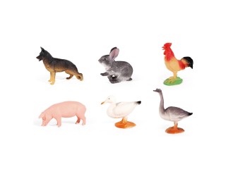 Set 6 figurine Animale Domestice 12 cm, ZJA353057