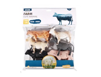 Set 6 figurine Animale Domestice 20 cm, ZJA353064