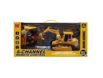 Excavator cu telecomanda, sunete si lumini, ZJA355766