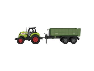 Tractor cu remorca verde, sunete si lumini, ZJA331097