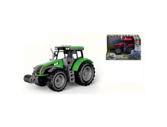 Tractor cu sunete si lumini, frictiune, diverse culori, ZJA181290